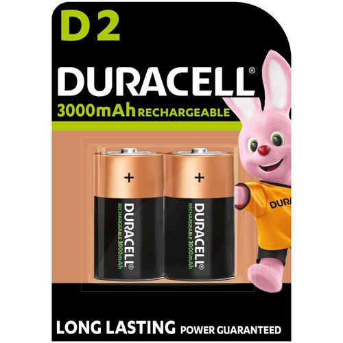 Duracell Oplaadbaar Batterij Ni-mh D 2200mah 2 Stuks