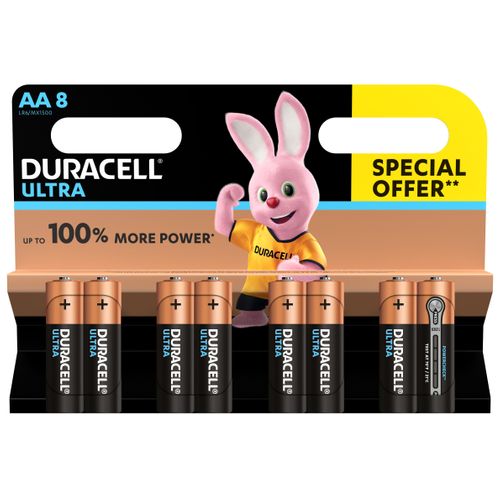 Duracell Ultra power AAA-batterijen 8x